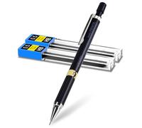 APXEL Porte-Mine 0.5 mm, 1 Pièce Crayon Mécanique, Rétractable Porte-Mine avec 2 Boîtes Recharge de Stylo et Anti-slip Grip Ergonomique pour Dessin Esquisse Architecture Écriture