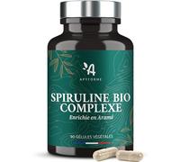 Apyforme - Spiruline Bio - Formule Enrichie en Algues Aramé d’Ecklonia Bicyclis - Double Action Nutritive et Antioxydante - 120 Gélules - Fabriqué en France
