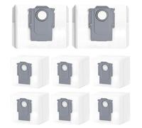 APZOVO 8 Sacs à Poussière Accessoires pour Roborock S8+/S8 Pro Ultra/S7 Max Ultra/S7 MaxV Ultra/S7 Pro Ultra/Q8 Max/Q8 Max+/Q7 Max/Q7 Max+/Q5 Pro/Q5 Pro+/Q5 Max+/Q7 M5+/Q7 L5+/Q10 S5+/Q10 X5+