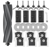 APZOVO Accessoires de Rechange pour Dreame L10s Pro Ultra Heat /L10s Ultra Gen 2 /X30 Ultra, pour Mova E30 Ultra, 1 Brosse Principale, 6 Sacs à Poussière, 4 Filtre, 6 Serpillière, 6 Brosse Latérale