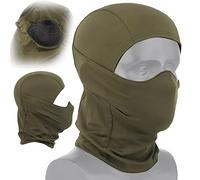 AQ zxdc Masque Facial Bandana avec Doublure en Gel de Silice, Couvre-Chef Militaire Camo Headwear Neck Gaiter Tactical Hood for Hiking Cycling (Color : OD)