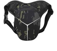 AQ zxdc Sac de jambe à coque rigide avec bande réfléchissante - Sac de taille extensible pour les cuisses et les hanches - Pour voyage, randonnée, équitation, pour homme et femme, Bcp