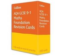 AQA GCSE 91 Maths Foundation Revision Cards by Collins GCSE Other Book Unknown (Auteur)