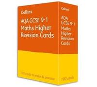 AQA GCSE 91 Maths Higher Revision Cards by Collins GCSE Other Book Unknown (Auteur)
