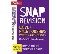 AQA Poetry Anthology Love and Relationships Revision Guide by Collins GCSE Paperback Book Inconnu (Auteur)