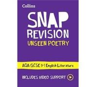 Collins GCSE – AQA Anthologie de poésie inédite – Guide de révision – Broché