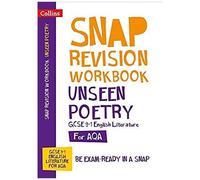 AQA Unseen Poetry Anthology – Cahier d'exercices – Idéal pour les examens 2026 et 2027