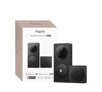 Aqara 2K Sonnette Video Hub G410 avec Carillon, HomeKit Secure Video, Hub Matter Intégré, Wi-FI 2,4G/5GHz, Zigbee et Thread, 4:3, sans Fil/Filaire, Compatible avec Alexa, Google, Home Assistant, Noir