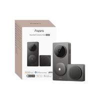 Aqara 2K Sonnette Video Hub G410 avec Carillon, HomeKit Secure Video, Hub Matter Intégré, Wi-FI 2,4G/5GHz, Zigbee et Thread, 4:3, sans Fil/Filaire, Compatible avec Alexa, Google, Home Assistant, Gris
