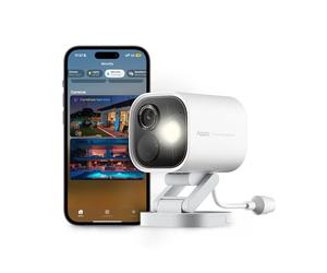 Aqara 4MP Caméra Hub G5 Pro PoE, HomeKit Secure Video, Routeur de Bordure Thread, Camera Exterieur Filaire, Vision Nocturne en Couleurs, AI Détection, Thread/Zigbee, Compatible Alexa, Google, Blanc