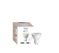Aqara Ampoule LED T2 (GU10, CCT), Thread/Zigbee, Blanc Dimmable, 2700 K-6500 K, Equivalent 30 W, Matter, Ampoule Connectée Compatible avec HomeKit, Alexa, Google Home