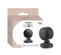 AQARA Caméra de surveillance G100 noir, caméra de sécurité 2K, couleur spotlight et vision nocturne IR, champ de vision 140°, IP65 résistant aux intempéries