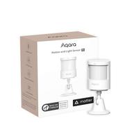 Aqara Capteur de Mouvement et de lumière P2, Mat, Thread, Bluetooth 5.0, 0-1500 lux, Fonctionne avec Piles