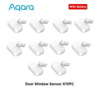 Aqara-Capteur de porte et fenêtre intelligent,fonction Mini Zigbee,télécommande,alarme de sécurité pour Xiaomi Mi Home,Apple Homekit - Type 10pcs door sensor