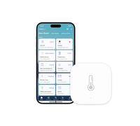 Aqara Capteur de Température et d Humidité, Zigbee, Thermomètre Sans Fils | NÉCESSITE AQARA HUB, pour la Surveillance à Distance et la Domotique,Hygromètre sans Fil,Compatible avec Apple HomeKit,Alexa