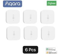 Aqara-Capteur de température et d'humidité,capteur de pression d'air intelligent,Zigbee Smart Home,Xiaomi Andrea Mi Home Kit,version globale - Type 6pcs
