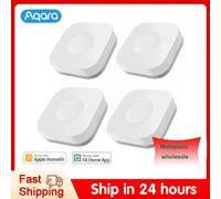 Aqara capteur intelligent sans fil Mini interrupteur Zigbee un bouton de commande à clé pour Homekit Xiaomi Mihome sécurité de la maison intelligente 3pcs