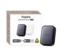 Aqara Capteur Multi-État P100 2-en-1, Thread/Zigbee,Capteur de Porte/Fenêtre ou de Vibration,Surveillance Ouverture/Fermeture ou d'objet, Compatible Apple Home,Home Assistant, Alexa, Google Home,Gris