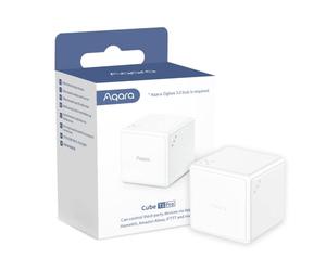 Aqara Contrôleur Cube T1 Pro, Exige AQARA ZIGBEE 3.0 HUB, 6 Côtés pour Contrôler Scènes, Actions Diverses dans le Contrôle des Appareils Ménagers Intelligents, Prend en Charge Homekit, Alexa et IFTTT