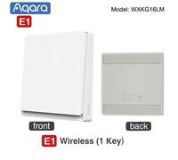 Aqara-Joli mural intelligent sans fil,Zigbee 3.0,avec/sans melon al,télécommande à une clé,Mi Home,pour la maison - Type Wireless 1 key