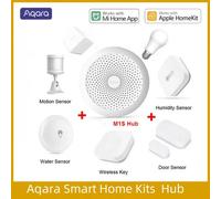 Aqara - Kits de maison intelligente Zigbee Gateway Hub M1S, interrupteur sans fil, capteur de température de mouvement de porte, télécommande Mihome Wireless Switch