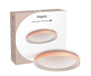 Aqara LED Plafonnier T1M, Zigbee 3.0 HUB, RGB + IC avec Effets de Dégradé et 16 M de Couleurs, 40W 3450 lm, Blanc Réglable 2700-6500 K, Supporte HomeKit, Alexa, Google, Matter over Bridge