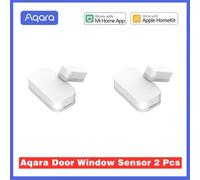 Aqara-Mini capteur de porte et fenêtre Zigbee,connexion sans fil,fonctionne avec Mi Home,Xiaomi Smart Home - Type 2 pcs