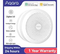 Aqara - passerelle E1 Hub M1S, Version CN, avec veilleuse LED RGB, WIFI ZigBee, application vocale 2.4G, télécommande pour application Mi homeKit M1S Add DE Plug
