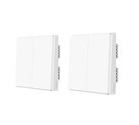 Aqara Smart Switch, 2 ou 3 boutons, communication Zigbee, D1 Pas de neutre 2KX2