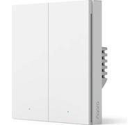 Aqara Smart Wall Switch H1 EU - Interrupteur double avec neutre, Zigbee 3.0, blanc