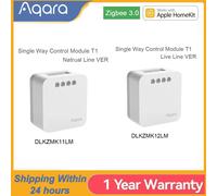 Aqara-Support technique de contrôle à canal unique, contrôleur de citations sans fil Zigbee 3.0, 1 canal, pas de melon al, télécommande, fonctionne avec Apple Homekit No Neutral