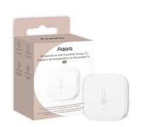 Aqara Capteur de température et capteur d'humidité de l'air TH-S02D blanc Apple HomeKit, Alexa, Go