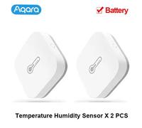Aqara Zigbee-Hygromètre et Capteur de Température et d'Humidité,Therye.com,Moniteur à Distance pour Maison Intelligente,Homekit,Fonctionne avec Xiaomi ata jia Andrea - Type 2pcs Humidity Sensor