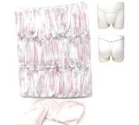 AQASKIN Lot de 100 Culottes Jetables en Tissu Non Tissé pour Femme - Pour Spa, Centre Bien-être, Esthétique - Blanc - Quantité : 100, 200, 400 ou 1000 Pièces