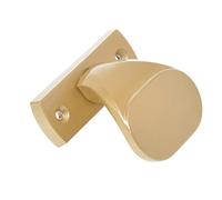 Aqbau® Bouton de porte fixe pour porte de cadre - Doré