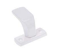 Aqbau® Bouton de porte fixe pour portes de cadre | Bouton poussoir de porte DI (blanc)