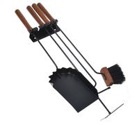 Aqbau® Ensemble D'Accessoires De Cheminée Suspendu 4 Pièces