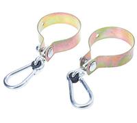 Aqbau Lot de 2 Colliers de balançoire diamètre 100 mm Crochet balançoire Mousqueton