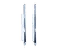 Aqbau® Lot de 2 piquets d'ancrage universels renforcés pour balançoire, maisons de jeux, douilles à enfoncer, supports de poteau, douilles de sol, en acier galvanisé à chaud0 Ancrage poteau