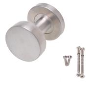 Aqbau® Poignée De Porte En Acier Inoxydable Bouton Rond Fixe