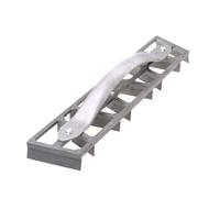 Aqbau Râpe à plâtre - 450 mm - En aluminium - Pour béton cellulaire - Avec 8 dents de scie