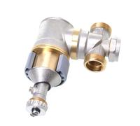 Aqbau® Séparateur de boue magnétique - Filtre de chauffage en laiton pour un nettoyage efficace, montage universel, séparateur magnétique 10 bar - Systèmes de chauffage urbain, filtre magnétique pour