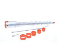 Aqbau Support de parasol en métal - Douille de sol - Piquet de terre - Avec ancrage au sol