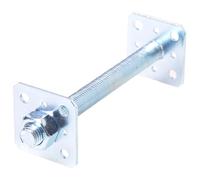 Aqbau® Support De Poteau 80x80x250 pied de poteau reglable, hauteur réglable, support pergola, Support Poteau Acier,Support De Poteau À Visser Pour Poteaux, En Acier Galvanisé