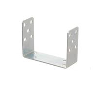Aqbau® Support de Poteau en U à Visser en Acier, Idéal pour la Construction en Bois, Terrasses et Abris
