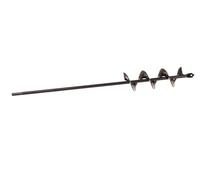 Aqbau® Tarière pour visseuse sans fil 450 mm, foret de jardin, foret de plantation, foret de poteau, foret de terre pour perceuse, outil de creusage pour planter (diamètre 40 mm)