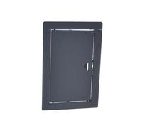 Aqbau® Trappe de Visite 250x400 mm Anthracite - Fermeture à Pression - Pour Mur, Plafond, Baignoire, Gaine Technique, Tappe d'acces