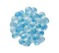 AQCDPJYU Billes de Verre, Pierres, Perles de Pierres précieuses, Galets de mer for Aquarium, Tortue, réservoir de Poissons, Remplissage de Vase, Terrarium, décoration de Pot de Fleurs(B,50)