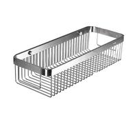 AQCDPJYU Caddie de Douche d'angle, organisateurs de Salle de Bains sans perceuse, étagères en Acier Inoxydable, Panier de Rangement Mural en métal en Maille, décor(M)