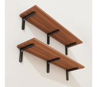AQCDPJYU Étagères murales flottantes, présentoir monté sur Ferme, étagère à Livres de Rangement Multi-Usage for Salon et Salle de Bain(60 * 30cm)